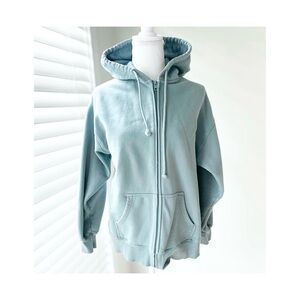 Aritzia Light Blue Hoodie Sweater